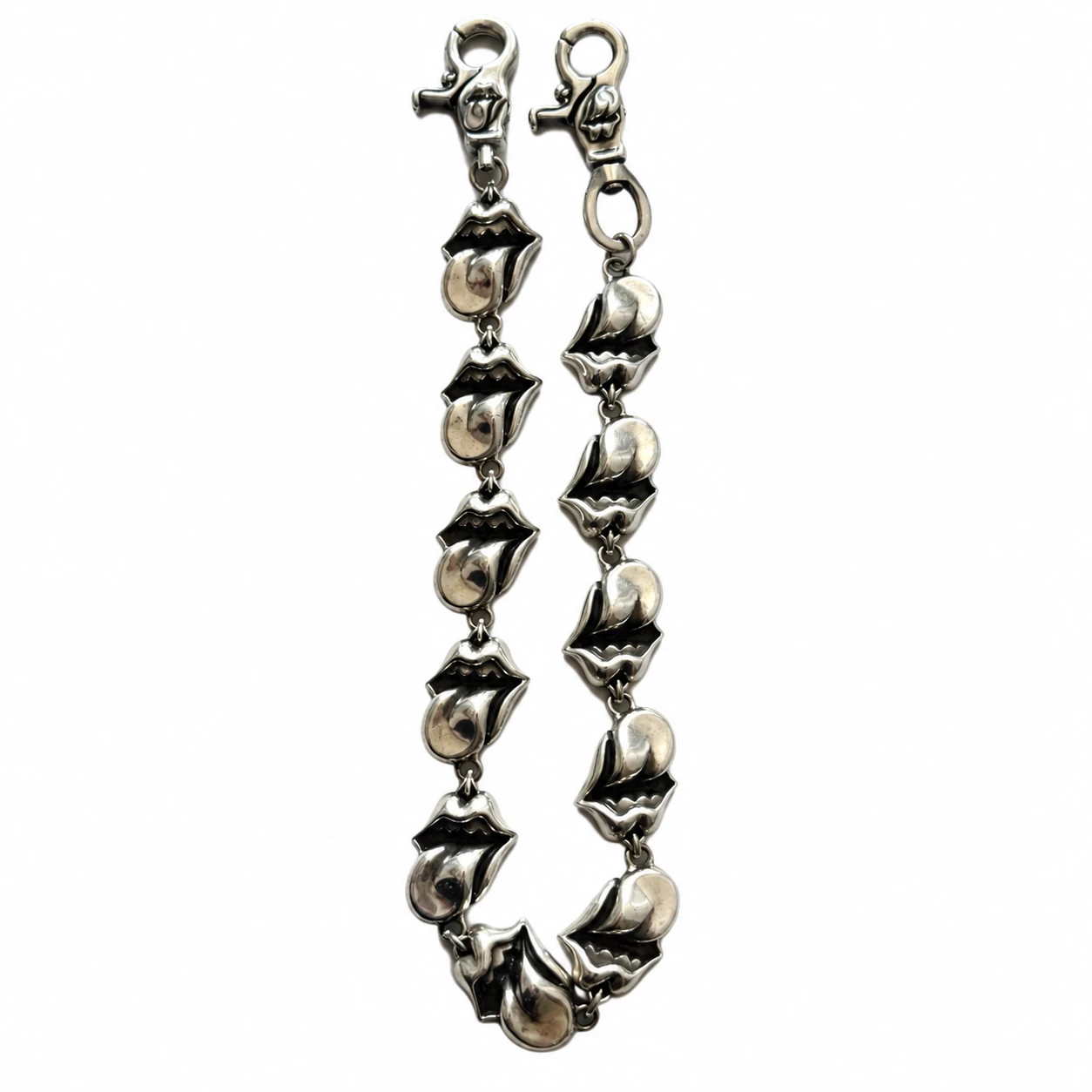 Chrome Hearts Rolling Stones Tongue Wallet Chain